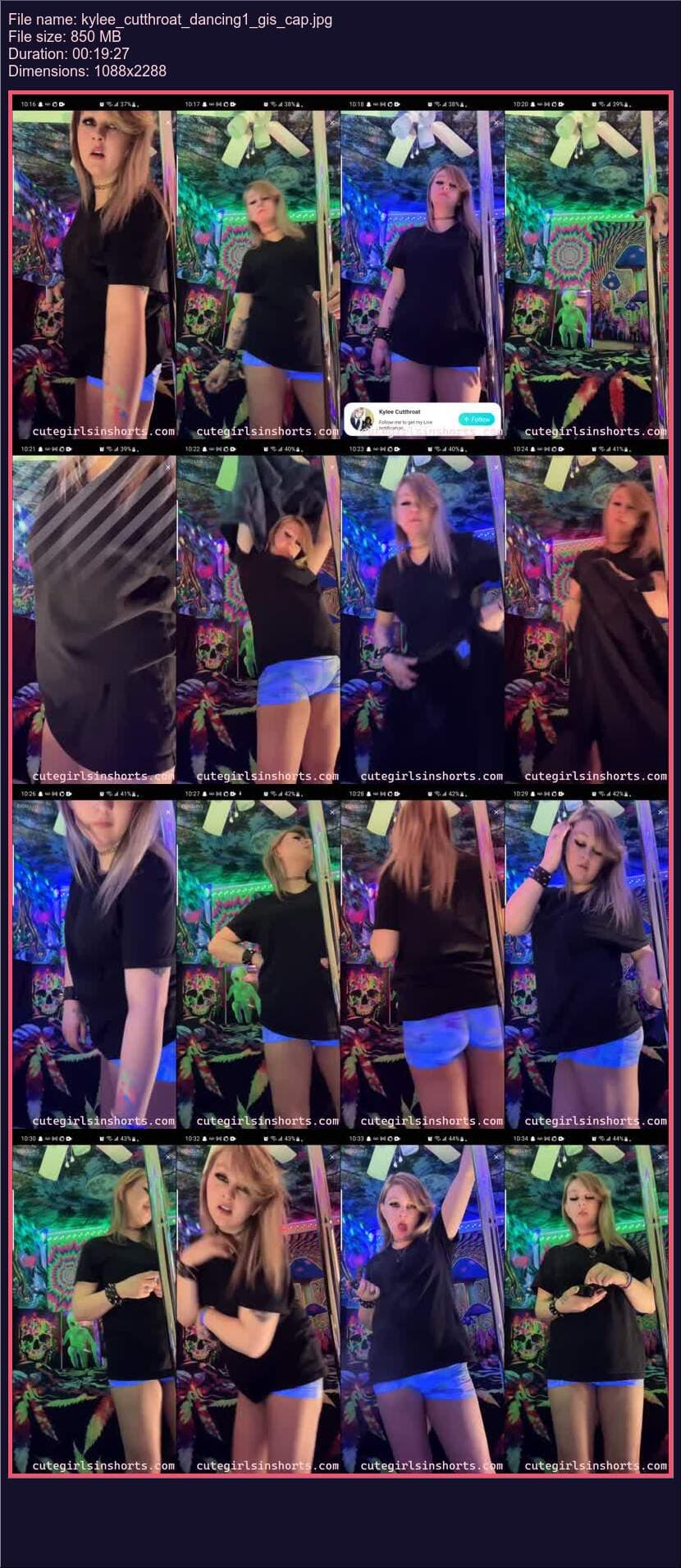 Kylee Cutthroat Dancing 1